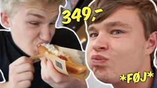 GÅ AMOK I EN PØLSEVOGN CHALLENGE!