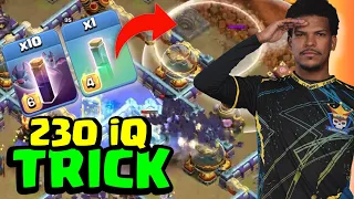 341 iQ Invisible BAT TRICK Breaks Clash of Clans