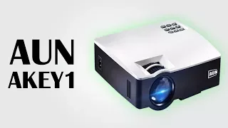 AUN AKEY1 Projector - Max 1080p HD / Superior lamp life image color / High-quality internal speaker