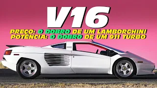 O Veyron dos anos 80 e sua história bizarra, de Stallone a Van Halen: Cizeta-Moroder V16 T