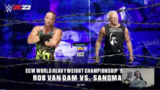 Sandman vs RVD | ECW Championship | Extreme Rules