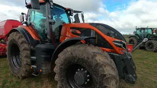 2024 Valtra Q285 Burnt Orange 7.4 Litre Diesel Tractor (285 / 305 HP) with Horsch #EdwardsandFarmer