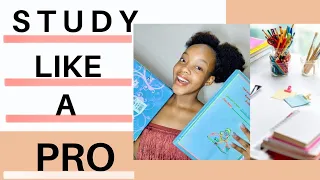 Study Tips + How to draw a study plan
