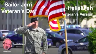 Coach Reacts: Veteran's Day - Sailor Jerri "Hallelujah 'Veteran's Version' Cover"