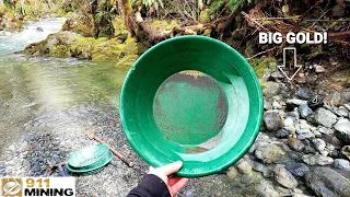 Big Gold We Are Finding From Gold Panning Is Different Colors!