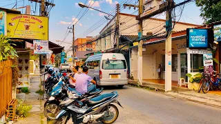 【4K】Real Life Scenes in Chiang Mai - Southeast of Old Town Walking Tour - Thailand 🇹🇭- 4K 60fps