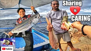 Jigging Fishing 024 / SWERTI na BOATMAN kaya swerti din sya sa pag-uwi nya.😊❤️ SHOUT-OUT's!💗