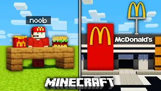 Poprosiłem 10 LOSOWYCH OSÓB aby zbudowali MCDONALD'S w MINECRAFT!