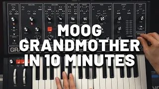 Moog Grandmother in 10 Minutes (no talking)