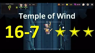 World 16-7 ☆☆☆ - Temple of Wind - Guardian Tales