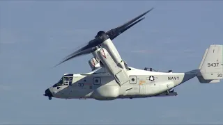 NAVY V-22 Osprey over San Francisco