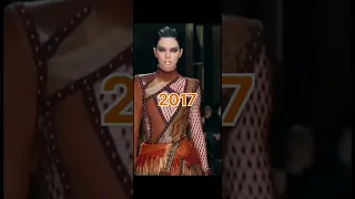 Kendall Jenner runway evolution (2012-2022)#2022 #evolution #2012#runway #fashionshow#kendalljenner