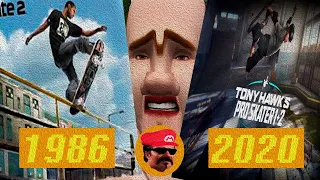 Skateboard Games evolucion 1986-2020