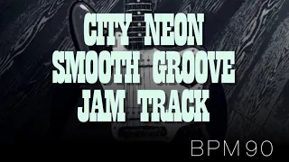 City Neon Smooth Groove Backing Track in Am