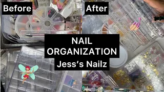 NAIL ORGANIZATION | NAIL CHARMS & CRYSTALS