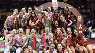 Medal Ceremony, Finals Coppa Italia Frecciarossa - Lega Volley Femminile 2023/24