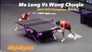 NEW ANGLE: Ma Long 马龙 vs Wang Chuqin 王楚钦 | 2023 WTT Champions Macao (Ms-Final) HD Highlights