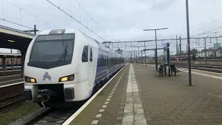 Arriva FLIRT-3C 551 komt aan op station Maastricht