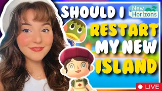 Should I RESTART My NEW Animal Crossing Island...🏝️