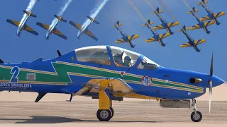 Esquadrilha da Fumaça | Apresentação na Base Aérea de Brasília | Força Aérea Brasileira