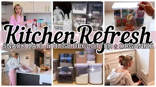 *NEW* KITCHEN REFRESH SNACK GROCERY HAUL HUGE DECLUTTER AND ORGANIZE TIFFANI BEASTON HOMEMAKING 2024