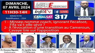 LIBRE EXPRESSION DU 07 AVRIL 2024