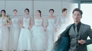 Ex-girlfriends wear wedding dresses to force marriage, the overbearing CEO calmly handles.