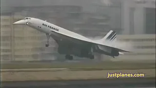 Awesome Air France CONCORDE at KAI TAK!