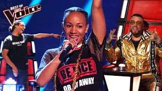 The best HIP HOP & RAP Blind Auditions on The Voice | Mega Compilation