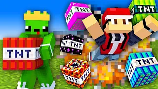 Ich PRANKE Max mit SUPER TNT in Minecraft!