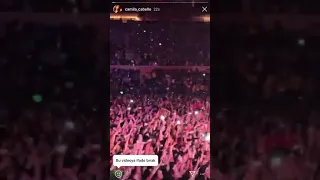 Camilla Cabello São Paulo concert Instagram story