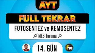 MEB Biyoloji Kitabı Fotosentez ve Kemosentez Taraması F10 Full Tekrar Kampı