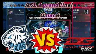 Evos Esports Vs DG Esports Game 1 Grand final ASL 4