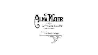 Prof. Jocelyn Swigger performs the Alma Mater