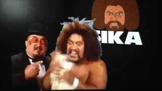 Mr Fuji introduces Sika the Wild Samoan "He'll eat anything!"