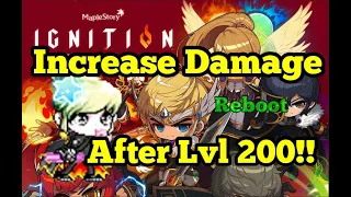 MapleStory Ignition - Increase your Damage after Level 200