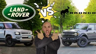 Land Rover Defender vs. Ford Bronco