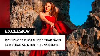 Influencer rusa muere tras caer 50 metros al intentar una selfie