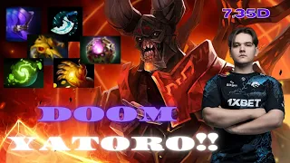 DOOM Offlane YATORO 7.35d TI Player GamerPlay