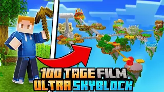 Ich überlebe 100 Tage auf dieser CUSTOM SKYBLOCK Welt!