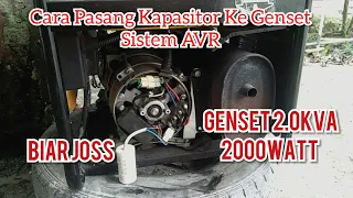 Cara Tambahkan kapasitor ke Genset AVR 2.0kva