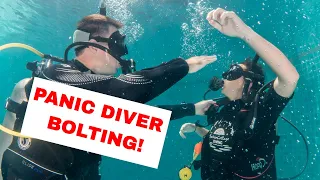 PADI Rescue Diver Exercise 4.2 - Uncontrolled Ascent Diving