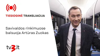 Tiesiogiai: antrajame rinkimų ture balsuoja Artūras Zuokas