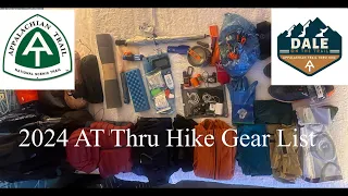 2024 Appalachian Trail Thru Hike Gear List!!!