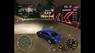 NFS Underground 2 - Drifting with Subaru Impreza WRX STI