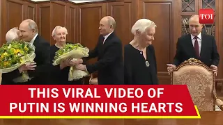 Putin Hugs, Kisses Old Woman In Kremlin After Oath Ceremony | Watch Viral Video