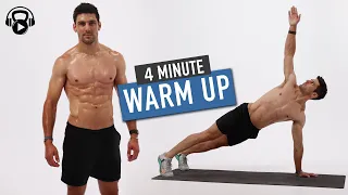 Tabata Warm up | 4 Minutes | Pre-Workout | w/ Ash Crawford