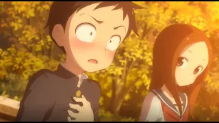 Takagi-san abraza a Nishikata | Karakai Jouzu no Takagi-san