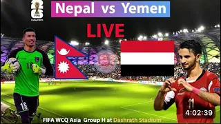 Nepal vs Yemen Football Live || FIFA World Cup Qualifier || Highlights
