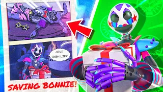 What happens when you FIND PUPPET REVIVING BONNIE DLC ENDING?! (NEW FNAF Security Breach ENDING)